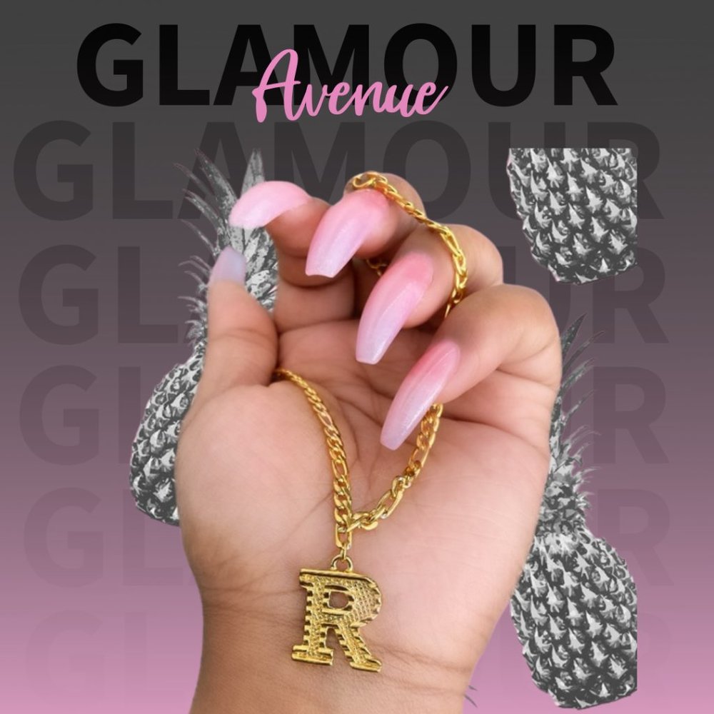 𝐈𝐧𝐢𝐭𝐢𝐚𝐥 𝐀𝐧𝐤𝐥𝐞𝐭 x Gold Plated
